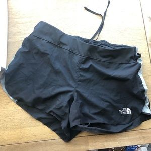 North Face Black Running Shorts